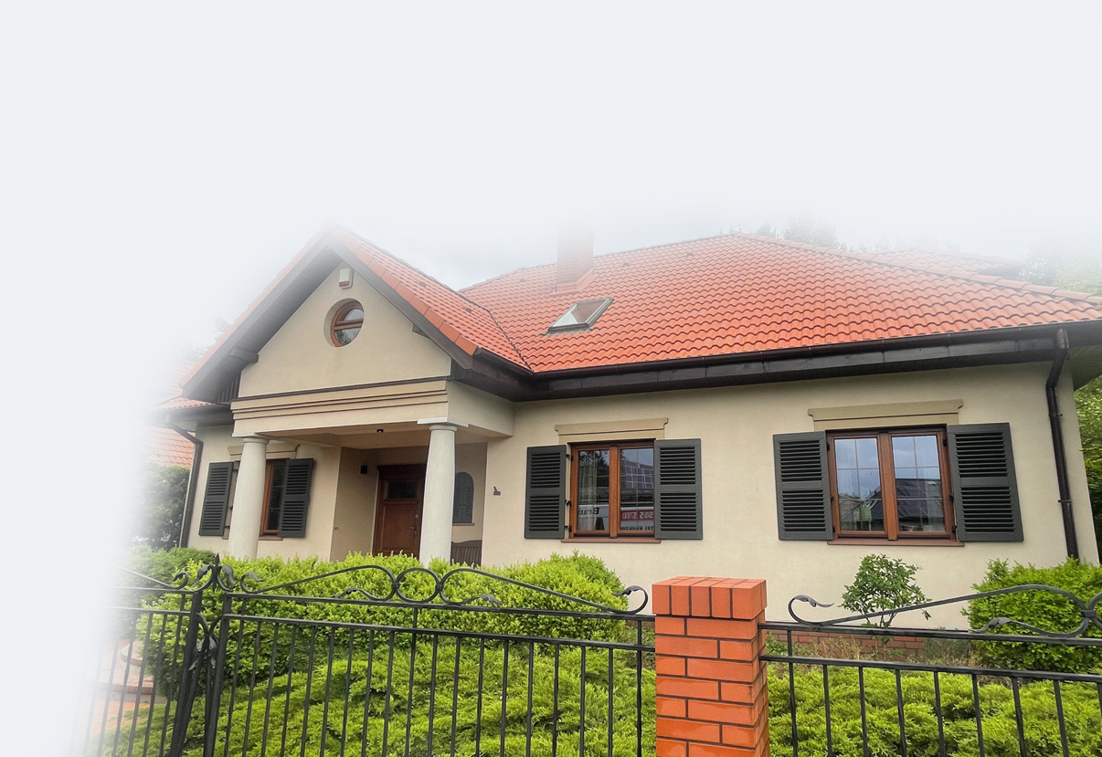 czysta elewacja bez plam i zabrudzeń